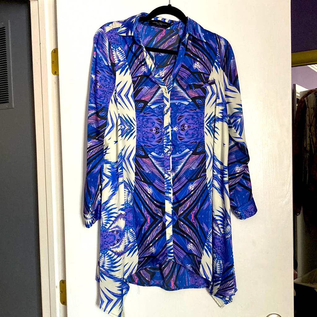 Long Button Down Shrt